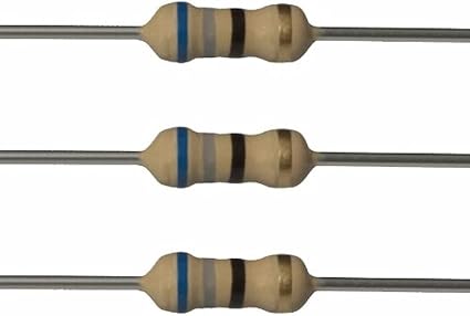 Insignia Labs - 68 Ohm Resistor (50Pcs) - 68 Ohm 1/4w (0.25 Watt) ?5% Tolerance Metal Film Fixed Resistor