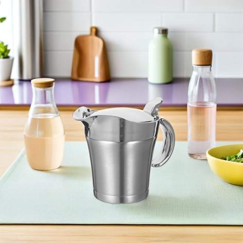 Recipiente térmico de acero inoxidable de 450ml para conservar salsas calientes 7