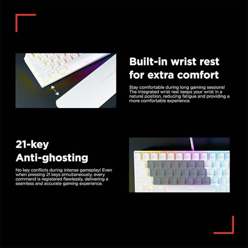 Teclado Gamer K60 Mecánico 60% Con Cable USB-A miniatura 2