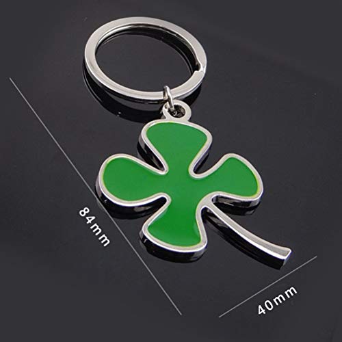 Chaveiro de trevo Amosfun Chaveiro de quatro folhas de São Patrício Presentes Chaveiro de trevo Pers