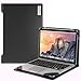 Broonel - Profile Series - Black Leather Laptop Case Compatible With MEDION AKOYA S6445 15.6" Laptop