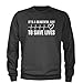 Expression Tees Crew (White Print) It's A Beautiful Day To Save Lives Adult Medium Charcoal Grey