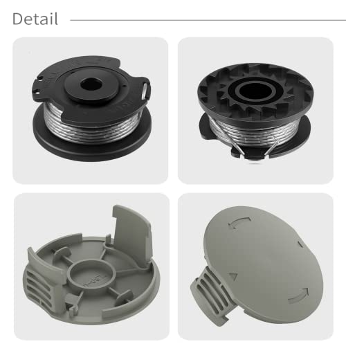 MAOZHOU Bobina a Filo per Tagliabordi,4 Pezzi