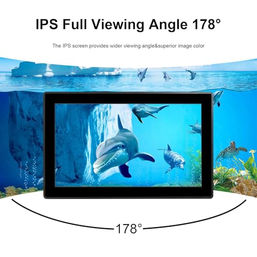 Image of VSDISPLAY 12.1'' 1024x768 Industrial Touch Monitor IP65 Front Waterproof | IPS LCD Display,4:3 Aspect Ratio,10-Point Capacitive Touch, with H /D VGA Interface for Industrial Outdoor Kiosk Use