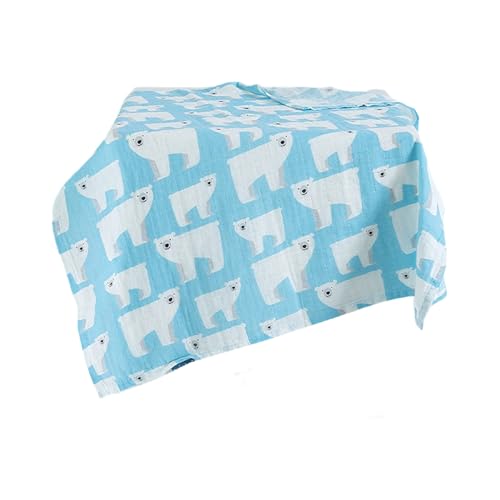 Qcbuegof Babero reversible de algodón para bebé, suave piel, absorbente, babeante, lavable, unisex, para la alimentación de los recién nacidos, bufanda transpirable, h, Talla única