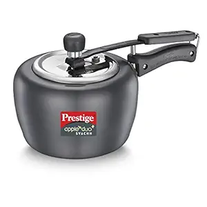Prestige Apple DUO Plus Svachh Hard Anodised Pressure Cooker, 3.0 L