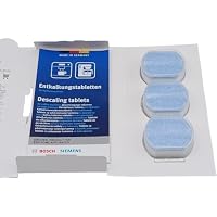 Entkalkungstabletten 00312534 kompatibel mit Bosch und Siemens Kaffeevollautomaten der Benvenuto- und Vero-Reihe sowie Einbauvollautomaten, 3 Tabletten je 36 g, Entkalker gegen Kalkablagerungen – Ansicht 2