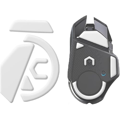 Mouse Feet 2 Set ICE Skates Rounded Curved Edges for Logitech G502 Lightspeed Superlight Wireless Gaming Mouse Upgrade
