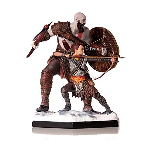 Trunkin God Of War Kratos & Atreus 19 Cms Action Figure Ultimate Game Action Figure Collectible Model #TOP1