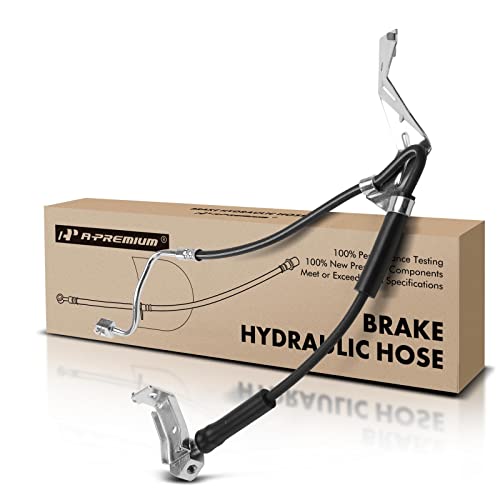 A-Premium Front Passenger Side Brake Hydraulic Hose Compatible with Ford Models - F-250 Super Duty, F-350 Super Duty, F250 Super Duty, F350 Super Duty, 2005 2006 2007, 4WD Model Only by A-Premium - Used condition - US$27.19