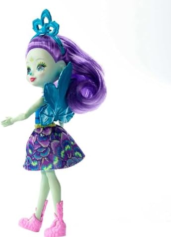 Mattel Enchantimals-Enchantimals Karakter Bebekler Tavuskuşu Patter Bebek Ve Flap Fxm74 - Görsel 5