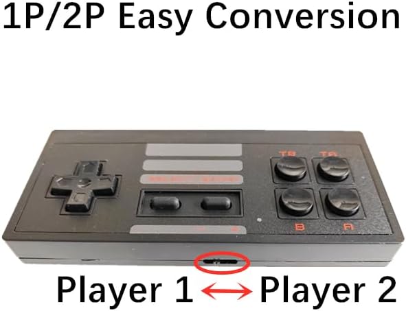 Miniatura 7 de Extreme Mini caja de juego con 2 controladores inalámbricos, Retro Game Stick 2.1 para TV con emulador de juego clásico