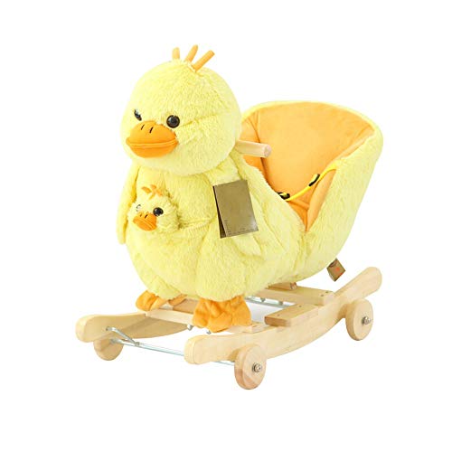 Allibuy-Toys Caballito Balancin Madera Ovejas niños del Caballo de oscilación Relleno del Caballo de oscilación Animal Nursery Paseo Animal Relleno en Eje de balancín for los niños o niñas