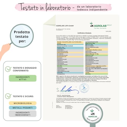 FEMALE BALANCE | 180 capsule | per Squilibrio Ormonale con Agnocasto, Maca, Magnesio, Acido Folico, Vitamine e Minerali | Amenorrea e PMS | Vegan e Senza Additivi | Vegavero® - 6
