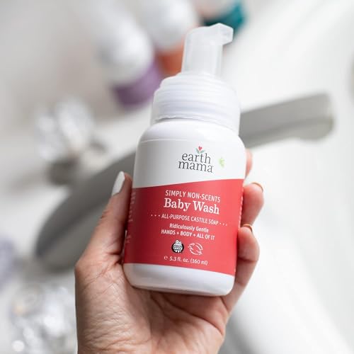 Earth Mama EM-060 Simply Non-Scents Baby Wash Foaming Hand Soap, Organic All-Purpose Fragrance Free Body Wash For Sensitive Skin, Castile Soap thumb #7