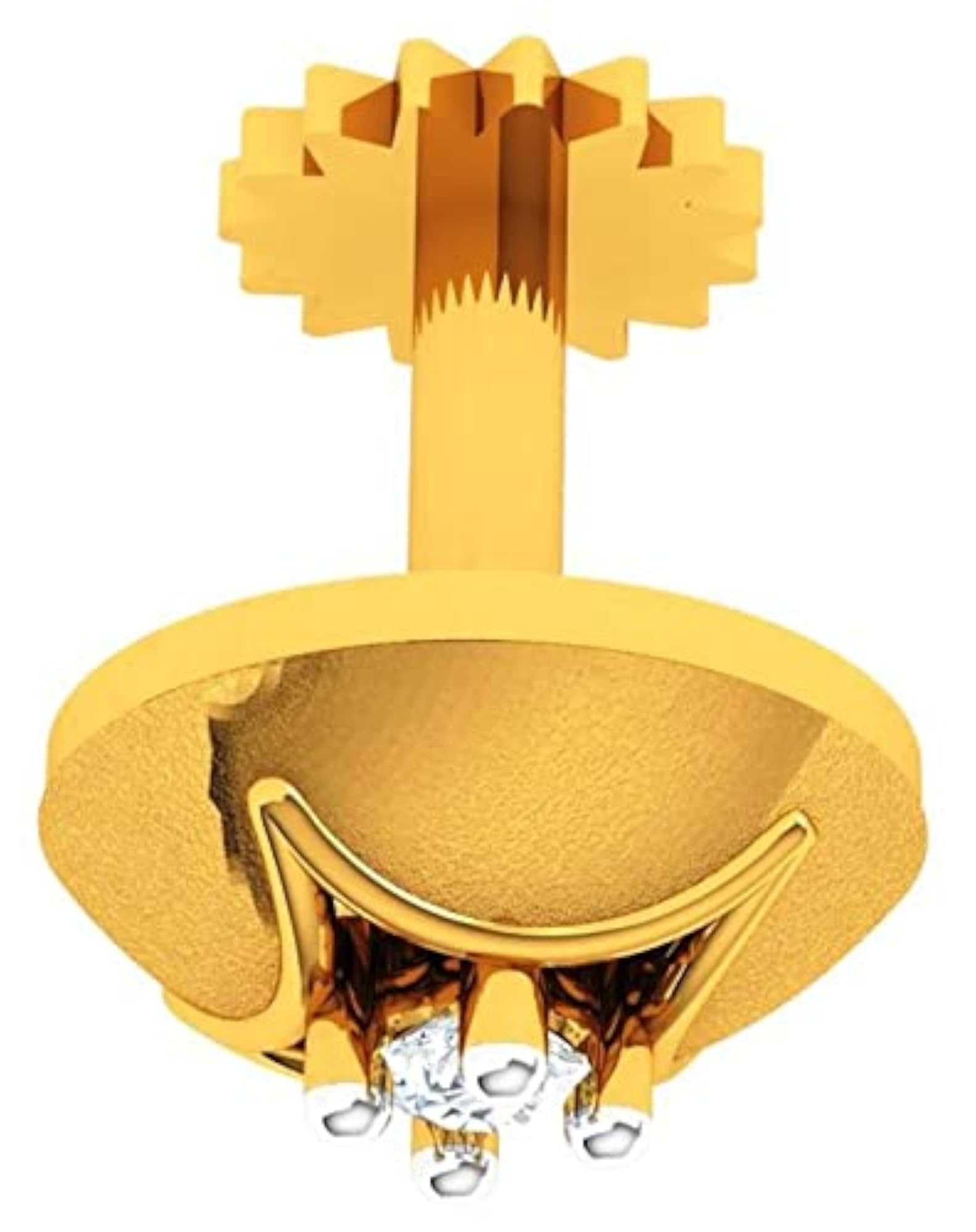 14kt(585) BIS Hallmarked Yellow Gold Nosepin