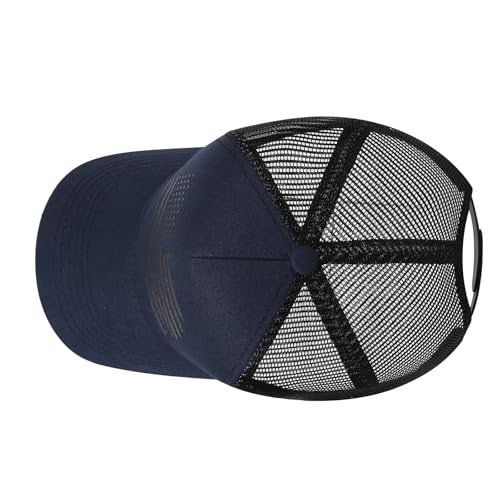 Image of VIONLAN Baseball Cap American Flag Trucker Hat for Men Women 3D Embossed Logo Adjustable Outdoor Mesh Snapback Hat