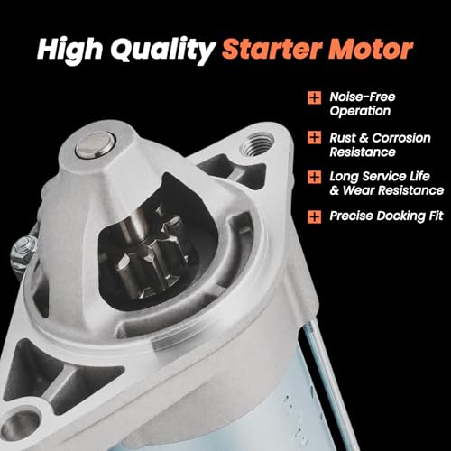 Starter Motor SUMHEN 19049N 12V 1.6 KW para Pontiac Vibe 2009-2010, Toyota Corolla 2009-2016 y Toyota Matrix 2009-2013 miniatura 3