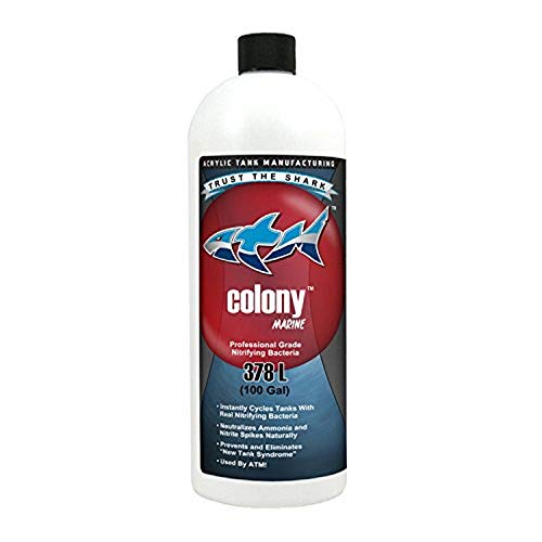 ATM Aquarium Products Colony Marine Nitrifying Bacteria 100 gal Cycle 32 oz ATM Aquarium Products Colony Marine Nitrifying Bacteria 100 gal Cycle 32 oz
