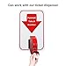 KOQICALL Ticket Dispenser with 1 Ticket Roll 3000 Tickets A00-E99 and 1 Take a Number Sign