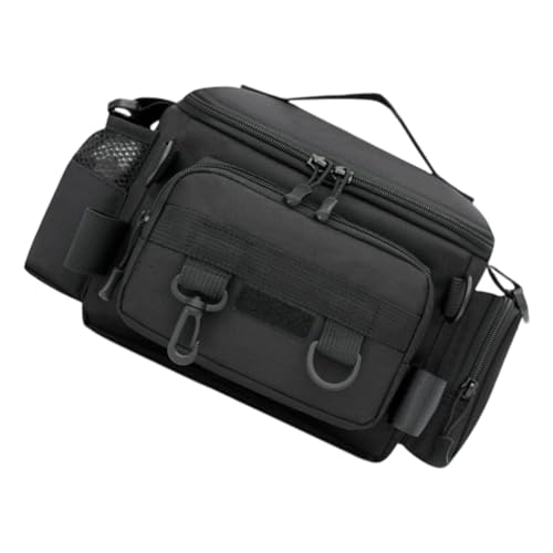 YTtkku Mochila de aparejos de gran capacidad, multibolsillo, bolsa de almacenamiento Oxford para accesorios de pesca al aire libre, bolsa de transporte de equipo de pesca, e, One Size, Mass Beauty