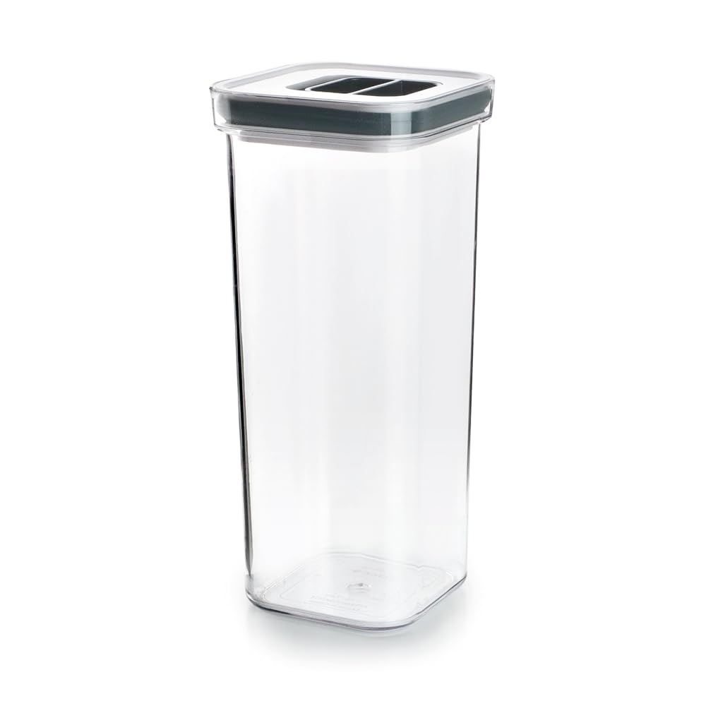 LACOR - 64625 - Food Dry Container, Airtight Lid with Silicone Lid, Stackable, BPA-Free, 1.5 Litre Capacity