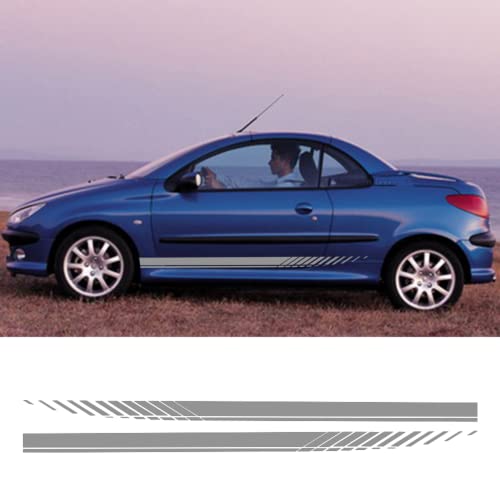 Autocollants de porte Peugeot 206 pour masquer rayures bas caisse