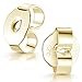 Materia Gold Ohrstecker Verschluss Silber 925 Ersatzteile vergoldet Z61_5 Paar (10 Stück)