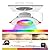 Recessed Lighting Smart Ceiling Light Downlight 9W 800LM Color Changing LED Downlight RGB & Daylight Dimmable by Bluetooth Control,16 Million Colors,DIY Scenes,Timer,Music Sync ETL&FCC (4, 12W/4IN)
