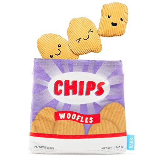 BARK Dog Toy 2 in 1 Interactive - Plush Exterior ...