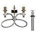 Moen Brass Widespread Bathroom Sink Faucet Rough-In Valve with Drain Assembly, Featuring M-PACT Technology, 9000, 0.5, Brass