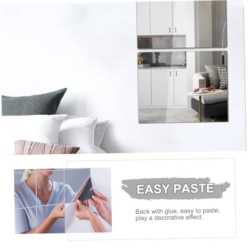 Miroir auto-adhésif flexible incassable pour rénover un placard