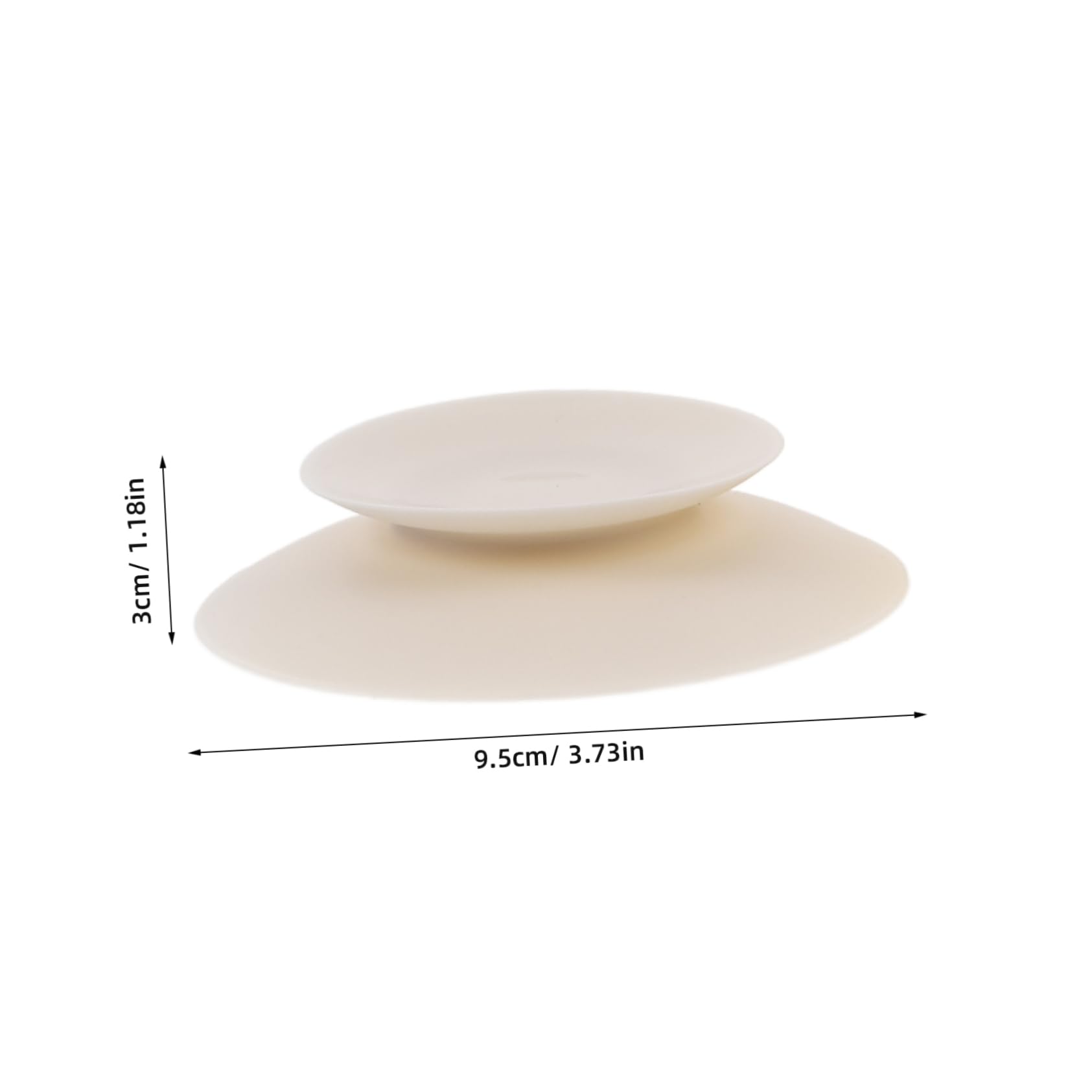 BIUDECO Secure Suction Bowl Mat 3pcs Silicone Suction Cups for Boys and Girls Bowl Child Safe Material Dish Pad