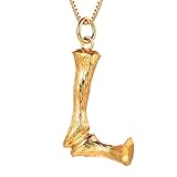 ღ Materialღ Disese Buchstabe Kette ist aus Kupfer und mit 18K Gelbgold vergoldet. Achtung: Die Vergoldung ist nicht 100% echtes Gold. Es kostet weniger, sieht aber genauso gut aus wie echtes Gold. Vergoldeter Schmuck ist eine gute Alternative zu Goldschmuck.