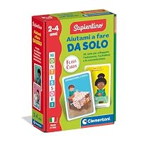 Clementoni Sapientino Montessori - Numeri Tattili, Gioco Educativo Bambini 3-6 Anni, Flashcards Sensoriali, Impara a Contare e Riconoscere i Numeri, Made in Italy, Lingua Italiana, 16436