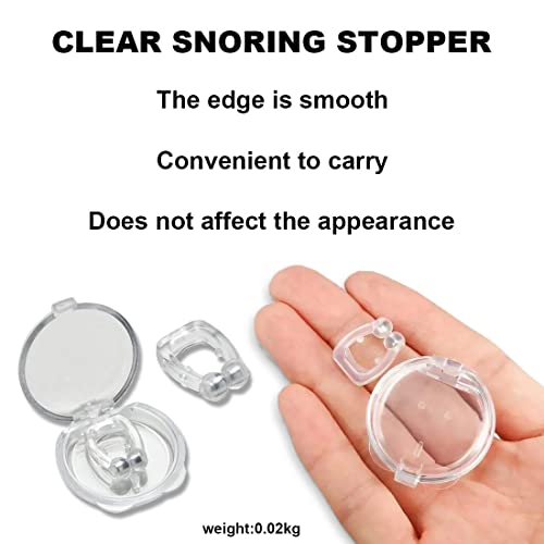 Miniatura 4 de 6 Piezas Clip Nasal Magnético Antirronquidos Paquete De 6 Unidades - Una Solución Sencilla Para Los Roncadores - Dispositivo Reutilizable Contra Los Ronquidos Para Dormir Tranquilamente