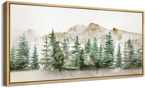 Amazon.com: MUDECOR Extra Large Framed Canvas Print Wall Art Watercolor ...
