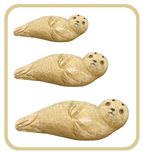 木彫りのアザラシ Amazon.co.jp: azi-azi 木彫りの動物 ミニチュアアニマルズ アザラシ M