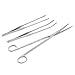 Aexit 3 in Hand Tools 1 Under Grass Metal Scissors Tweezers Trimmer Cutting Handy Tool Set Silver Tone for Scissors & Shears Aquarium Tank