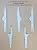 5pc Shutter Joiners. Fit Hunter Douglas Clearview Shutter, Eclipse Shutter (3.5" Joiner)