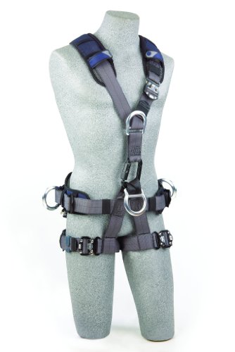 Image of 3M DBI-SALA ExoFit NEX 1113347 Full Body Rope Access /Rescue Harness, Alum Back /Front /Suspension D-Rings, Belt w / Pad /Side D-Rings, Locking QC Leg Straps, Large