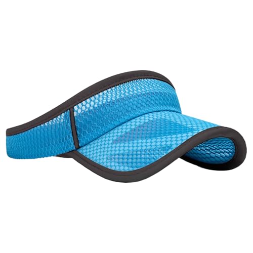 Sol Visor Hat - Polyester Sun Hat | Capilla de béisbol de la Cola de Caballo Femenina | Sombrero de Visera de Paja de Verano