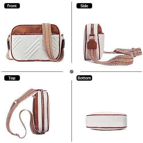 Quilted Crossbody Bag Beige