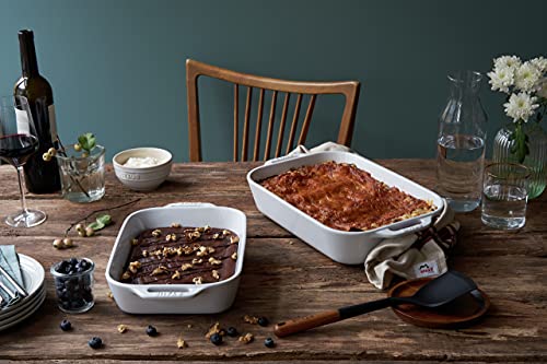 Staub Ceramics Rectangular Baking Dish Set, 2 Pc, White #TOP4