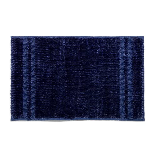 Sweet Home - Tapis de Salle de Bain Shiny, Antidérapant, 50x80, Blu Marlin