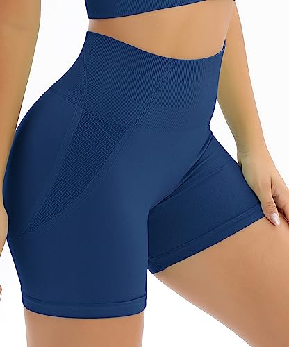 Active Wear for Women Gym | High Waist | Squat-Proof | Workout Short Tights for Women | 4-Way Stretch | Shorts for Gym, Cardio | Yoga Shorts (Imported) 4 41mUzp9YJ6L