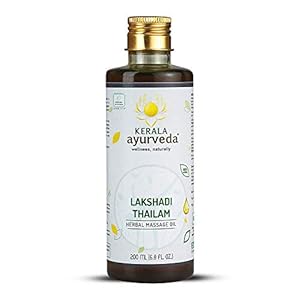 Kerala Ayurveda Children’s Daily Wellness Oil (Lakshadi Thailam) – Daily Body Massage Oil for Children – Supports Healthy Joint Mobility and Bone Health, 6.8 Fl Oz