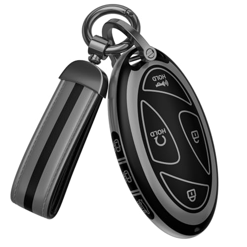 QfungYe For Hyundai Key Fob Cover Accessories,Matte TPU Material, With