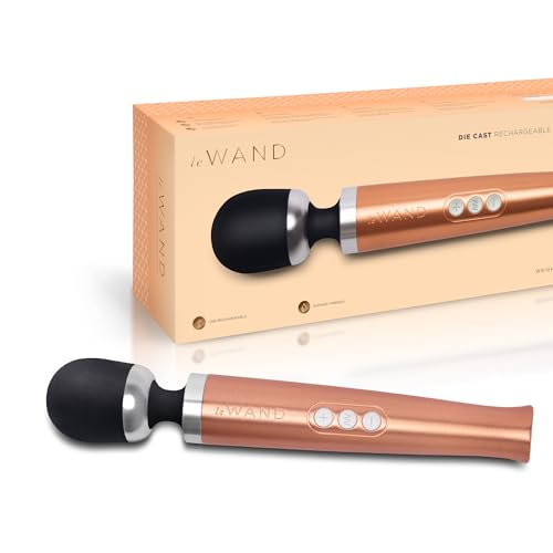 le Wand Die Cast Rechargeable Vibromasseur Or 29 cm