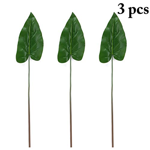 JUSTDOLIFE 3PCS Foglia Artificiale Moda Realistica...